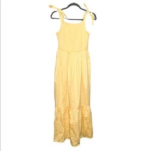 Smocked ruffle prairie maxi dress H&M S O L D